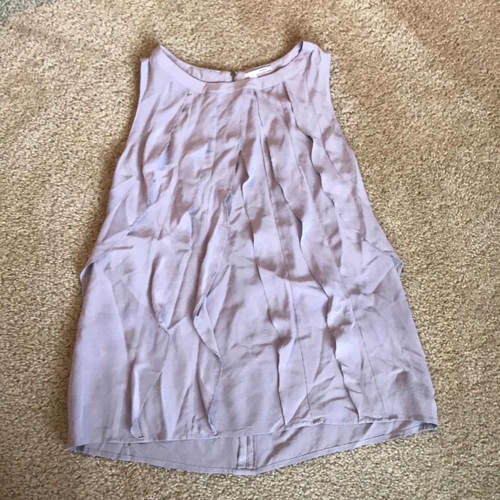 Front ruffle tank